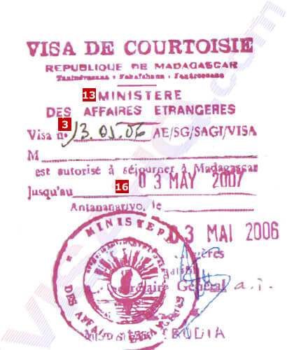 Visa Madagascar