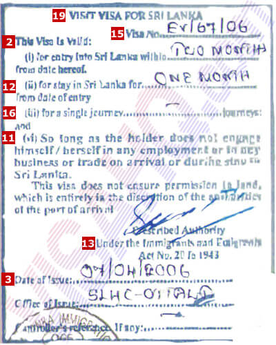 Visa Sri Lanka